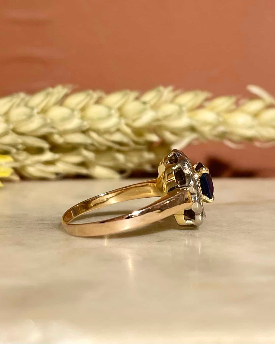 Bague Marguerite Saphir &amp; Diamants &quot;Aida&quot;