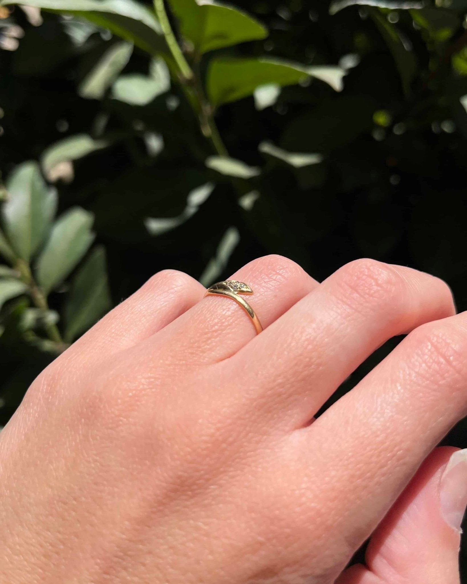 Bague Vintage Serpent Diamants "Marian" - Elliade Paris