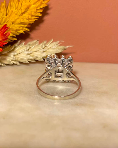 Bague Marguerite Art-Déco 13 Diamants &quot;Eva&quot;