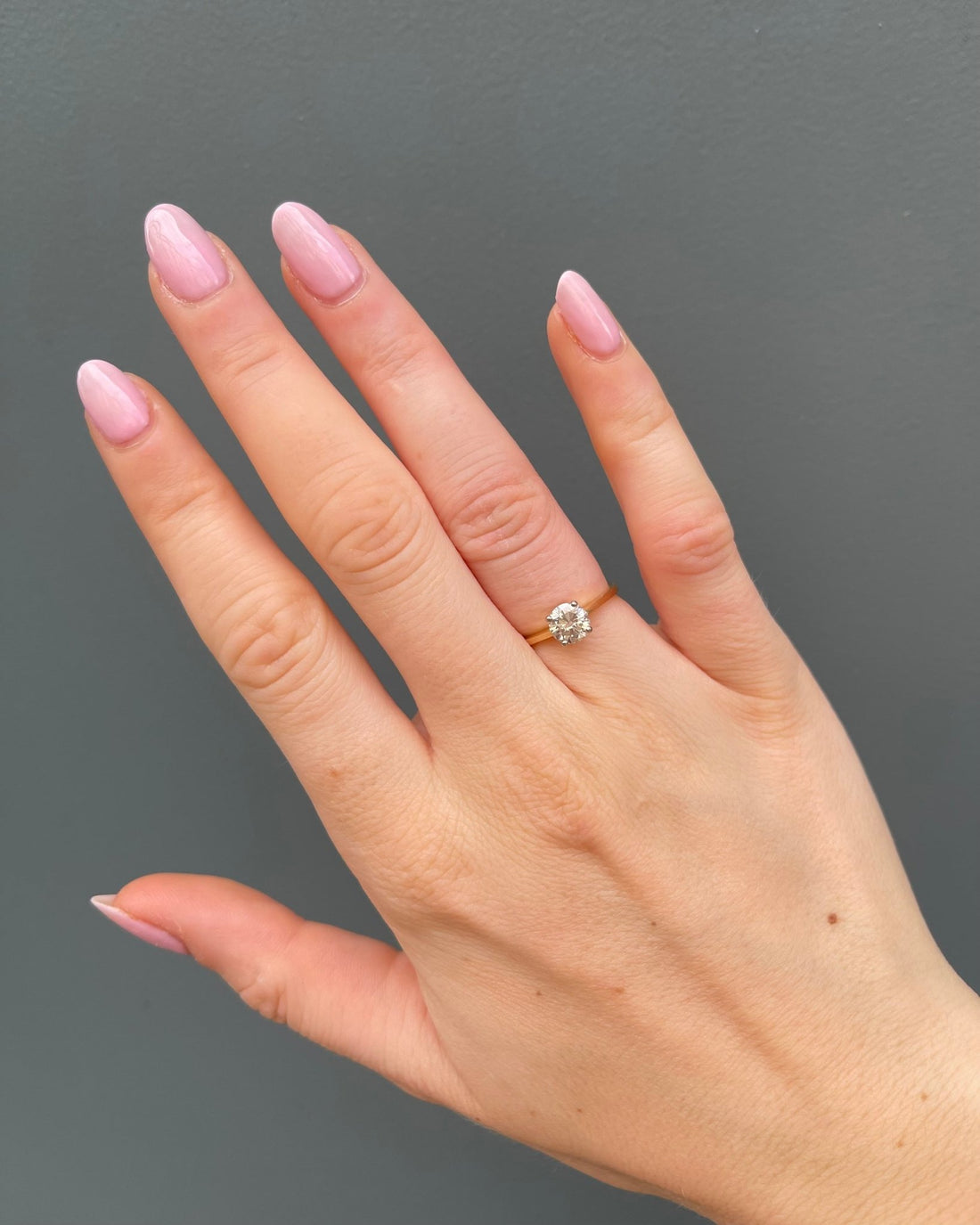 Bague Vintage Solitaire Diamant 0.90 carat &quot;Sirena&quot; - Elliade Paris