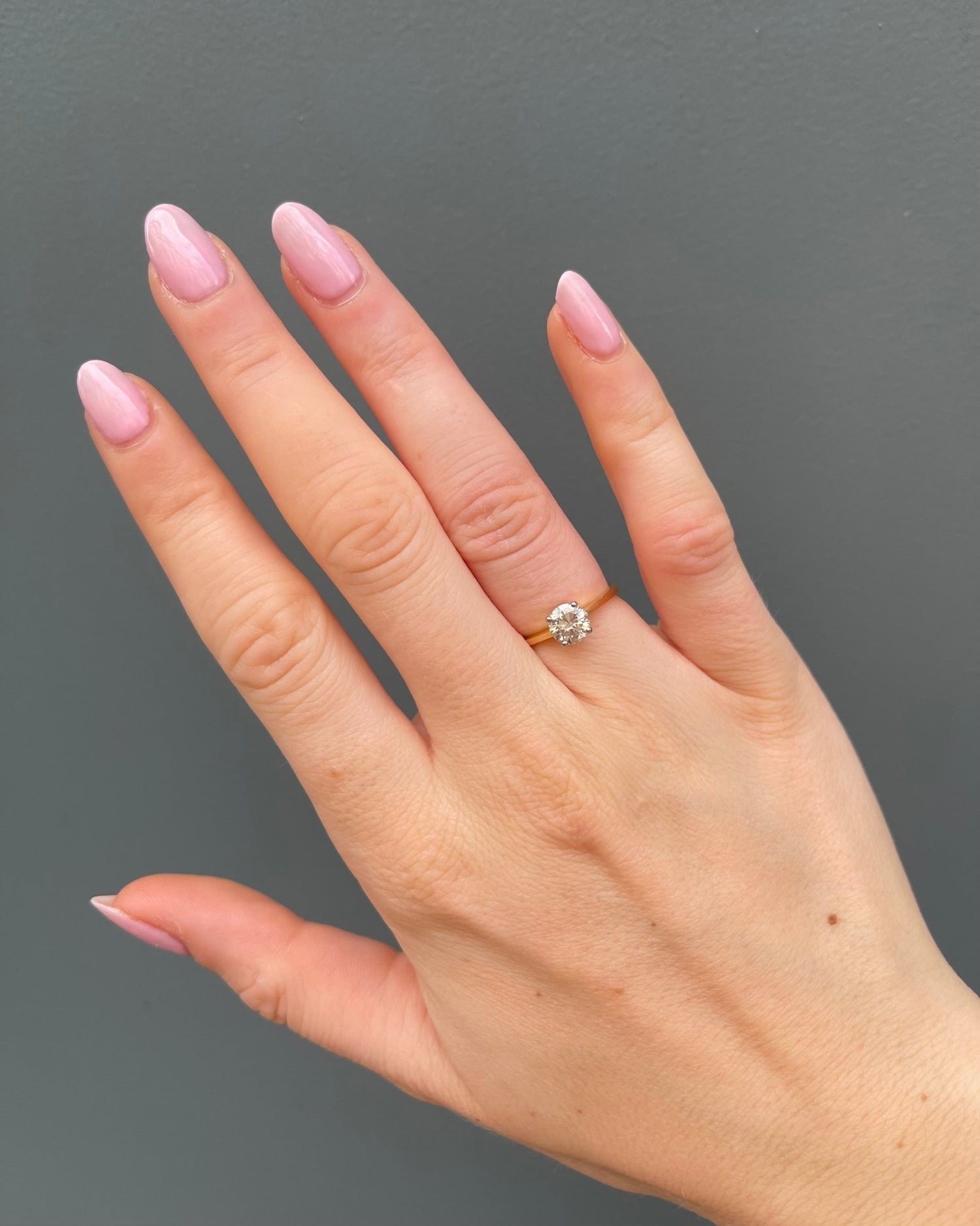 Bague Vintage Solitaire Diamant 0.90 carat &quot;Sirena&quot; - Elliade Paris