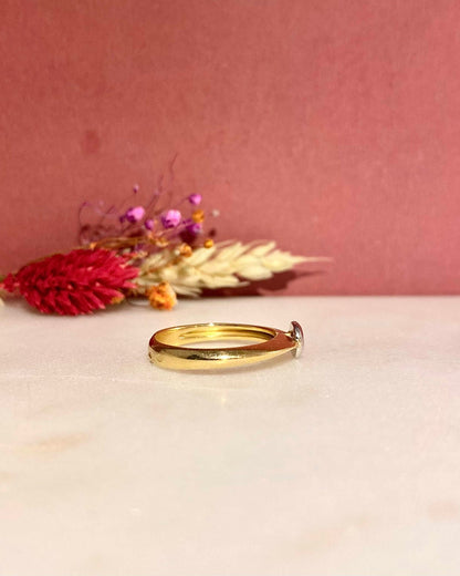 Bague Vintage Solitaire Diamant &quot;Lola&quot; - Elliade Paris