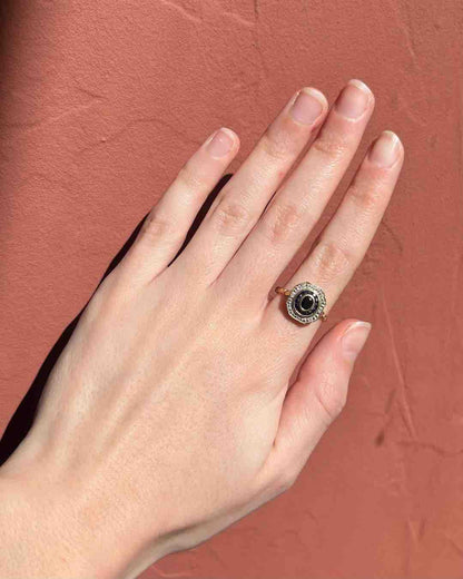 Bague vintage style Art - Déco Saphirs &quot;Aela&quot; - Elliade Paris
