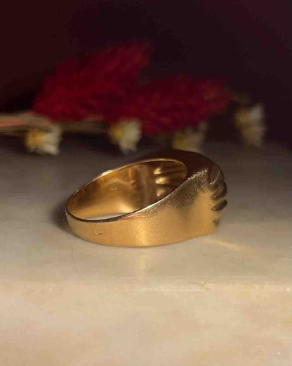 Bague Vintage Tank Diamant &quot;Olivia&quot; - Elliade Paris