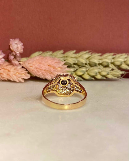 Bague Tank Vintage Diamants &quot;Niam&quot;