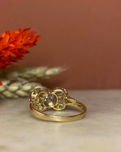 Bague Vintage Tank Diamants &quot;Arsène&quot; - Elliade Paris