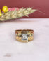 Bague Vintage Tank Diamants "Sixtine" - Elliade Paris