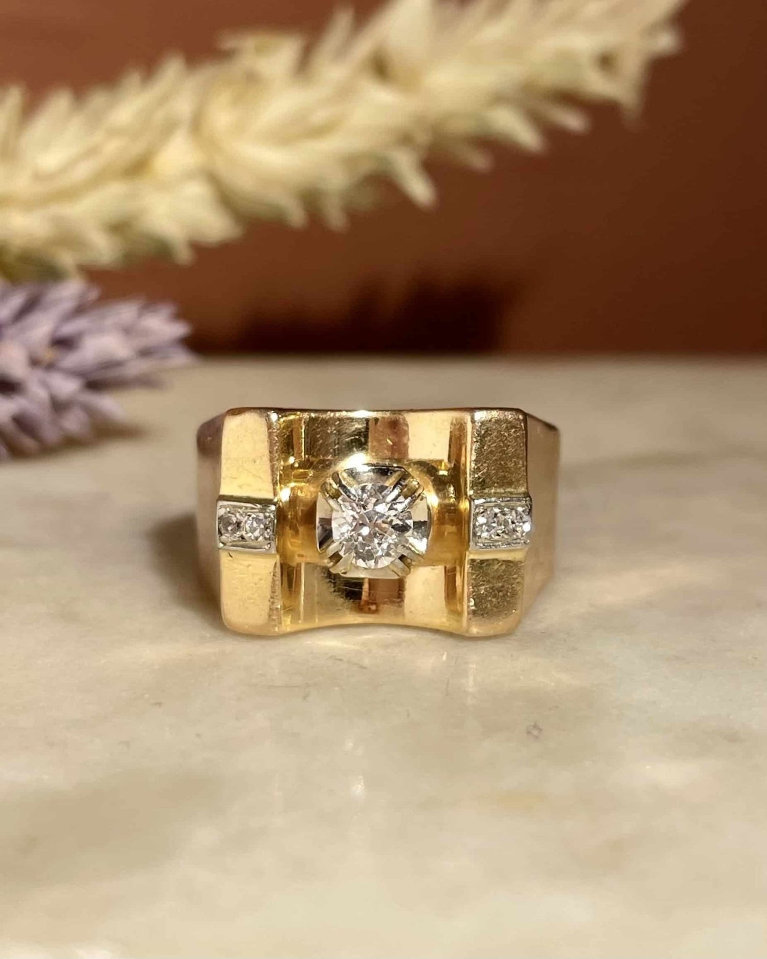 Yazilind Vintage Open Ring Geometric Dripping Oil Cubic Zirconia Yazilind Vintage Open Ring Geometric Dripping Oil Cubic Zirconia