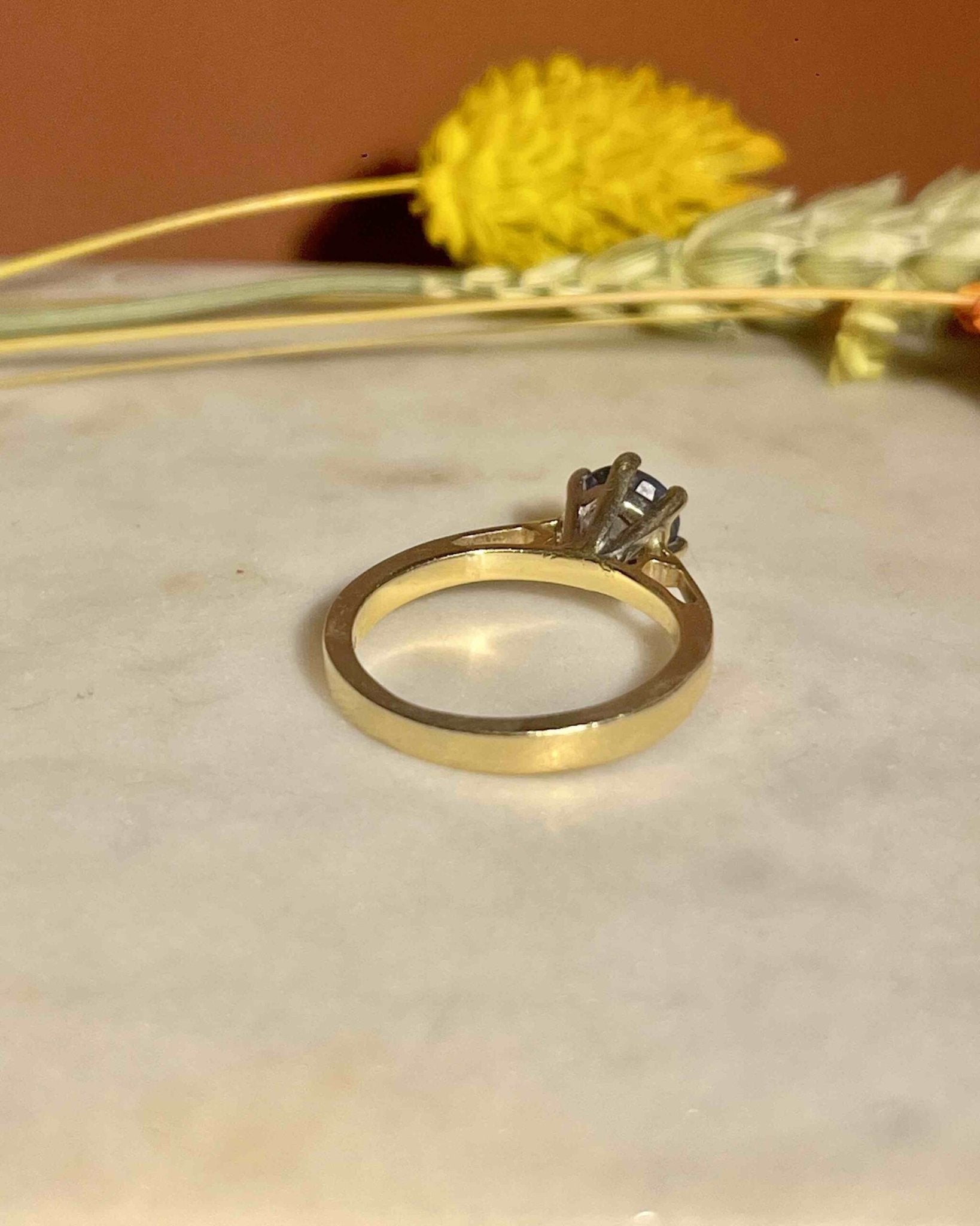 Bague Vintage Tanzanite "Lottie" - Elliade Paris