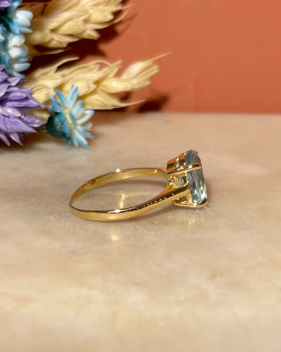 Bague Solitaire Topaze 2.10 carats &quot;Manon&quot;