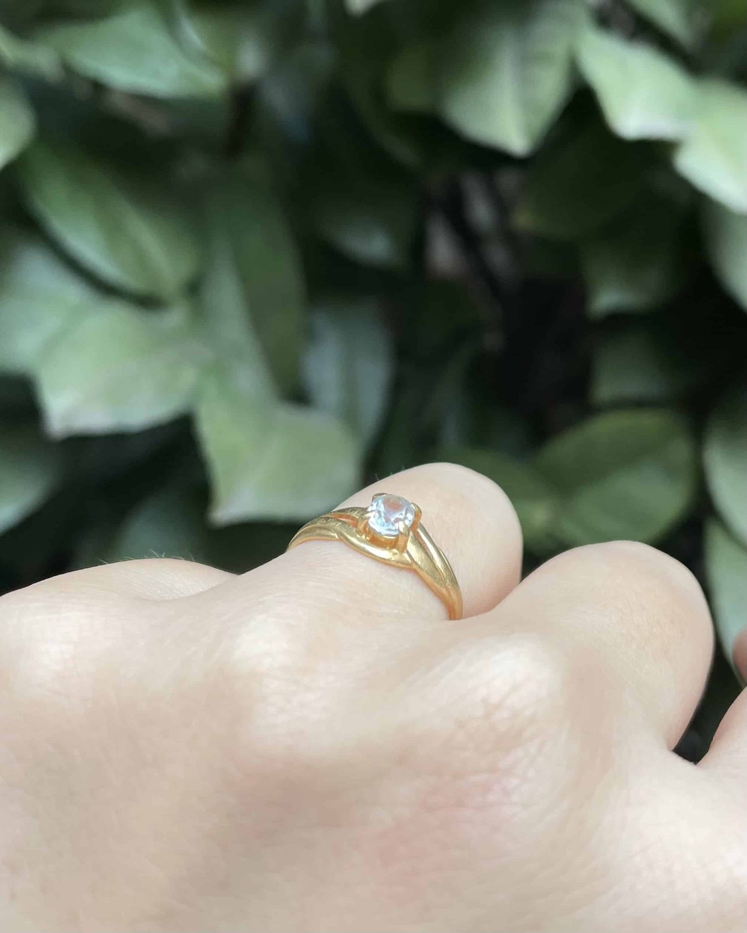 Bague Vintage Tourbillon Topaze 0.50 carat “Aynah” - Elliade Paris