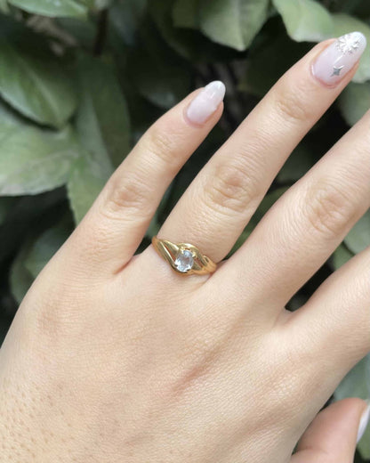 Bague Vintage Tourbillon Topaze 0.50 carat “Aynah” - Elliade Paris