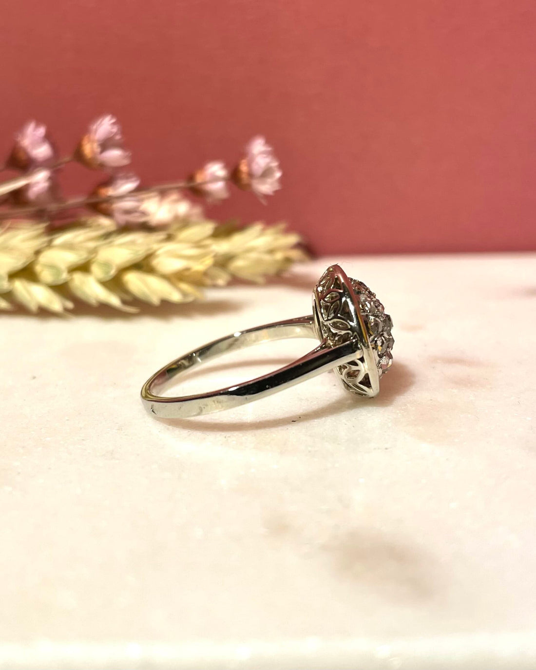 Bague Art-Déco Diamants 0.60 Carat "Mireya"