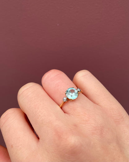 Bague Trilogie Zircon 2.75 Carats &amp; Diamants &quot;Islaya&quot;