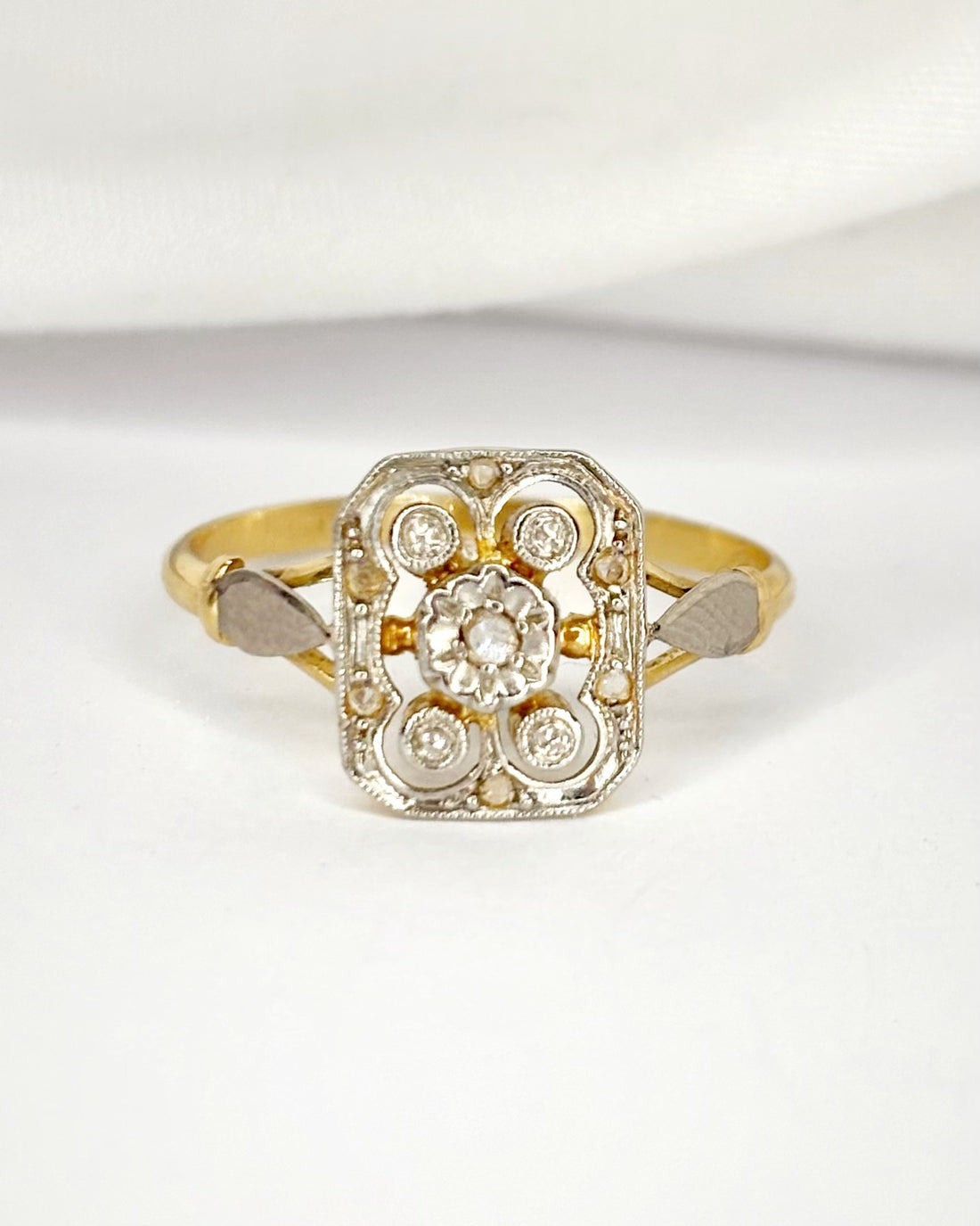 Bague Art-Déco Diamants "Lila"