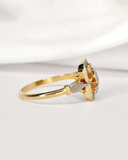 Bague Art-Déco Diamants "Lila"