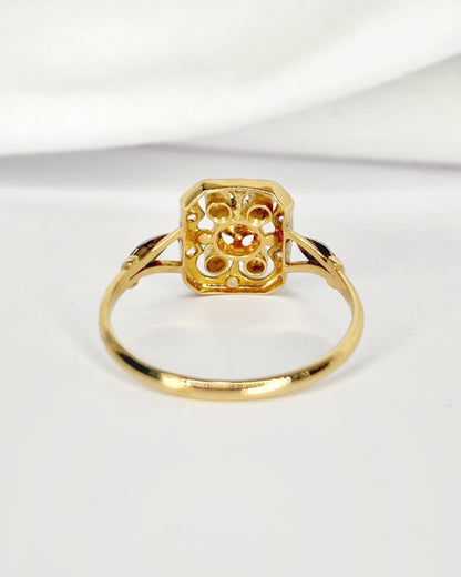 Bague Art-Déco Diamants "Lila"