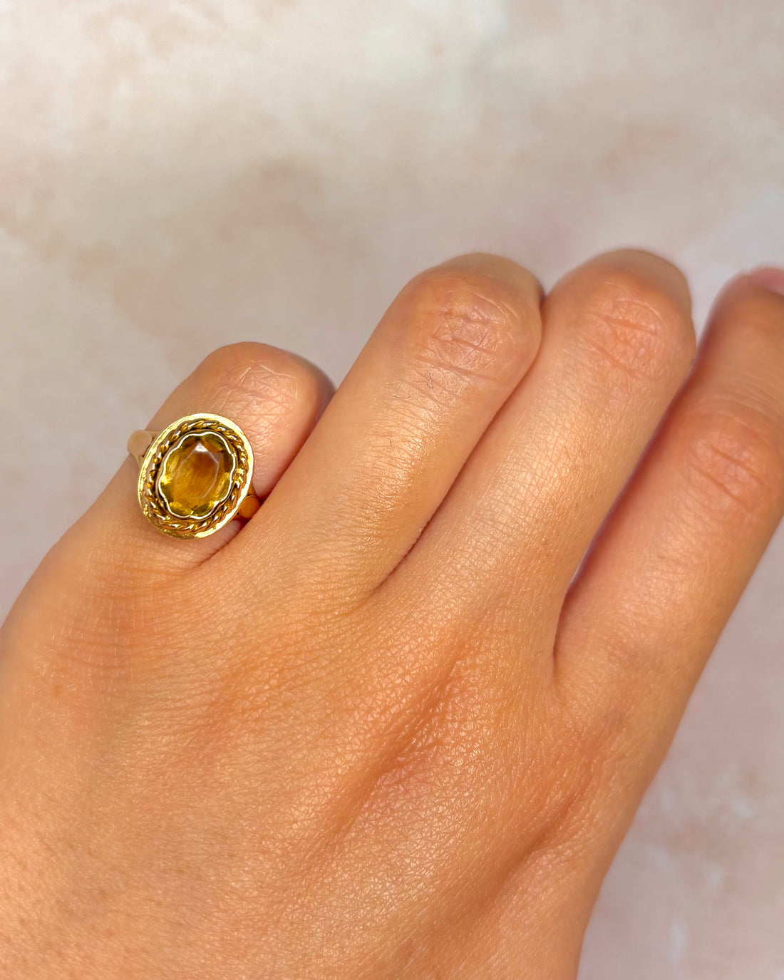 Bague Cocktail Citrine 1.12 carat "Lara"