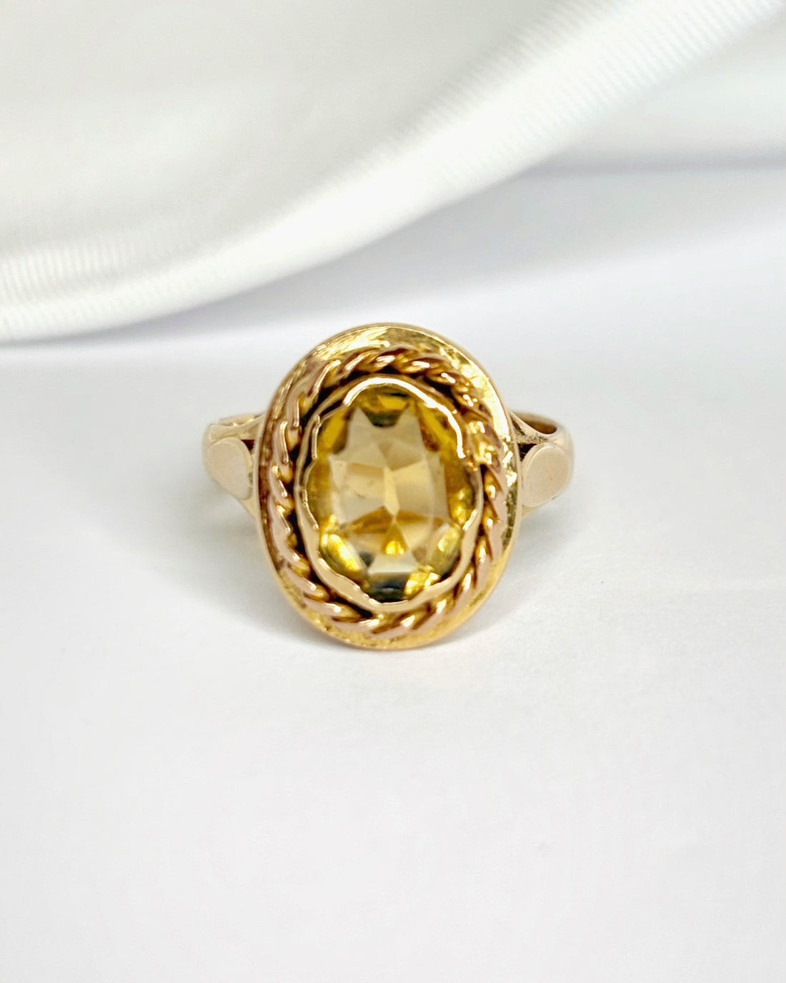 Bague Cocktail Citrine 1.12 carat "Lara"