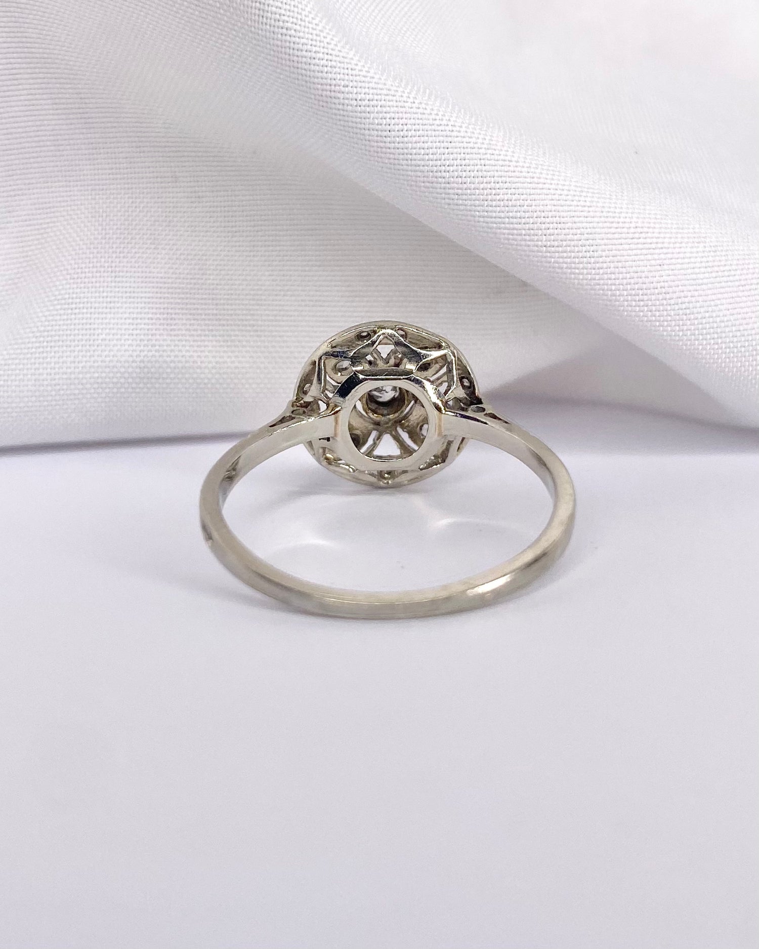 Bague Art Déco 13 Diamants &quot;Suzanne&quot;