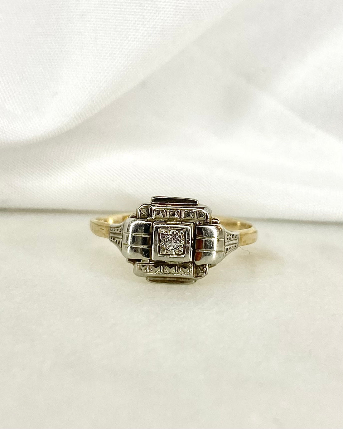 Bague Art déco Diamant &quot;Roselyne&quot;