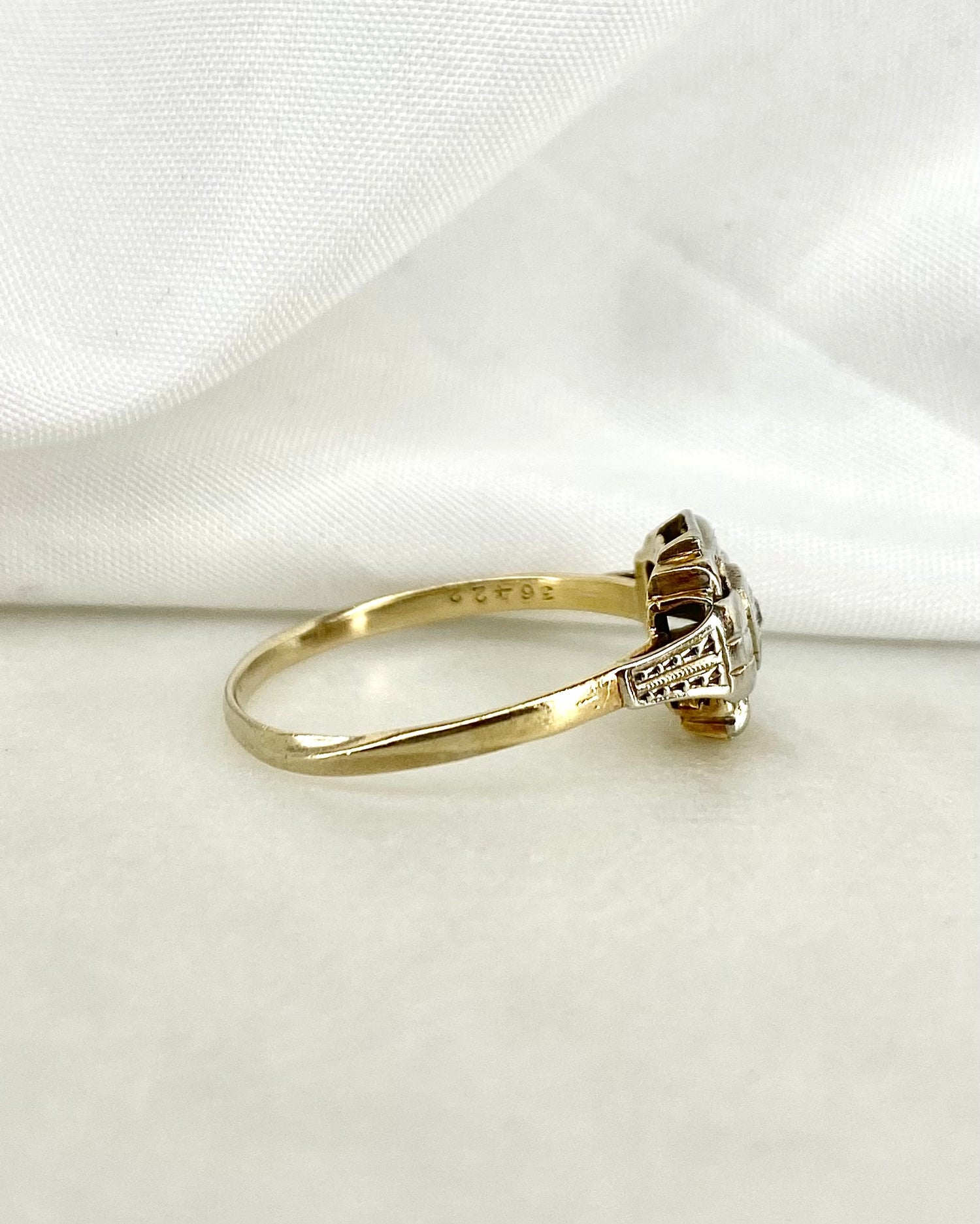 Bague Art déco Diamant &quot;Roselyne&quot;