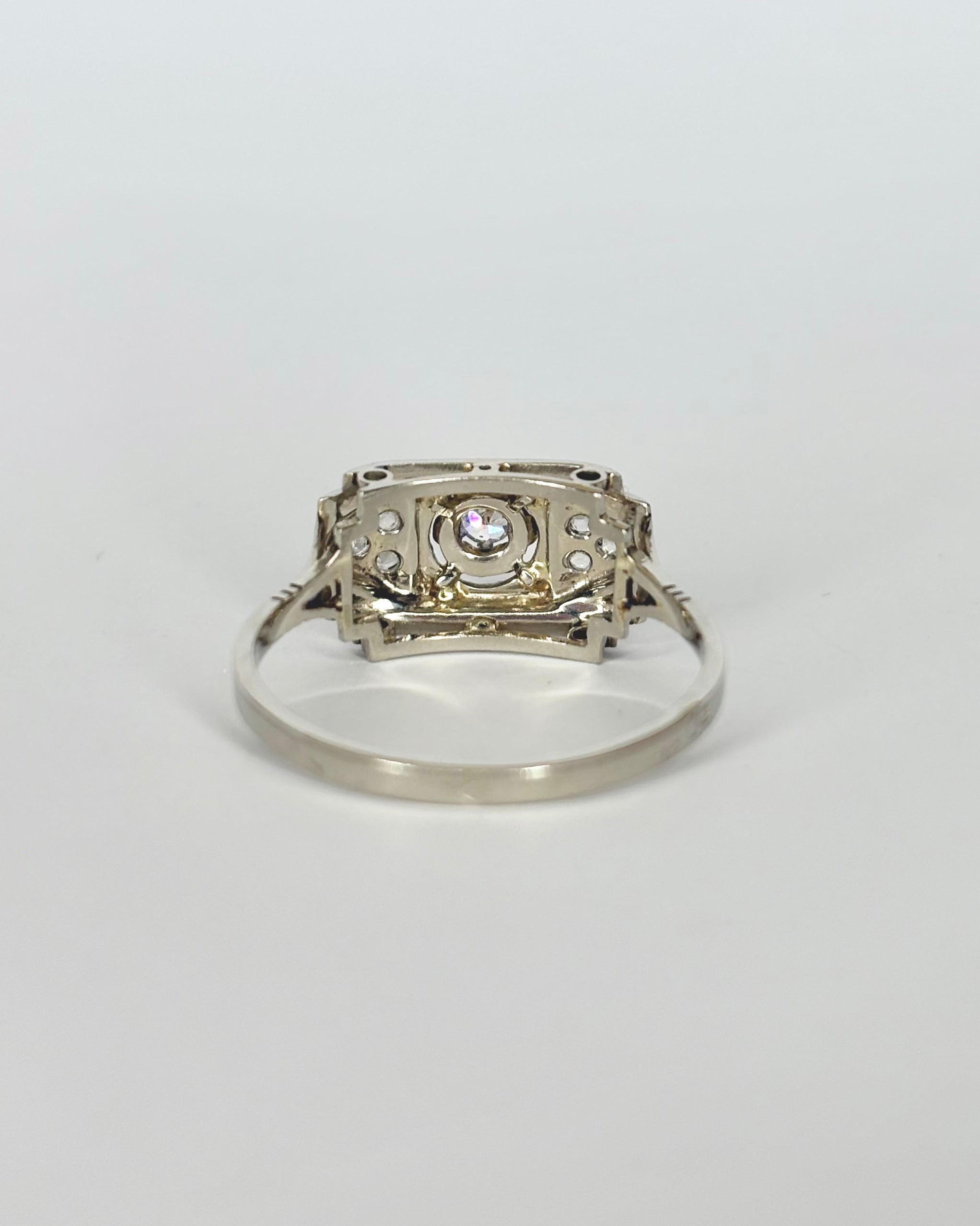 Bague Art Déco 7 Diamants &quot;Élisa&quot;