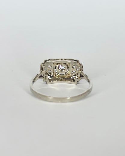 Bague Art Déco 7 Diamants &quot;Élisa&quot;