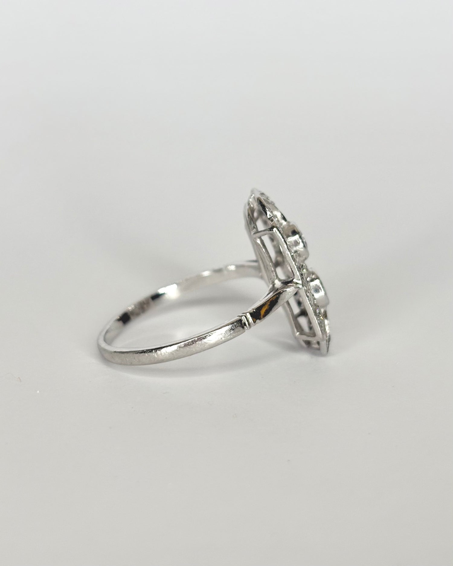 Bague Art Déco Diamants 0.49 ct &quot;Kenza&quot;
