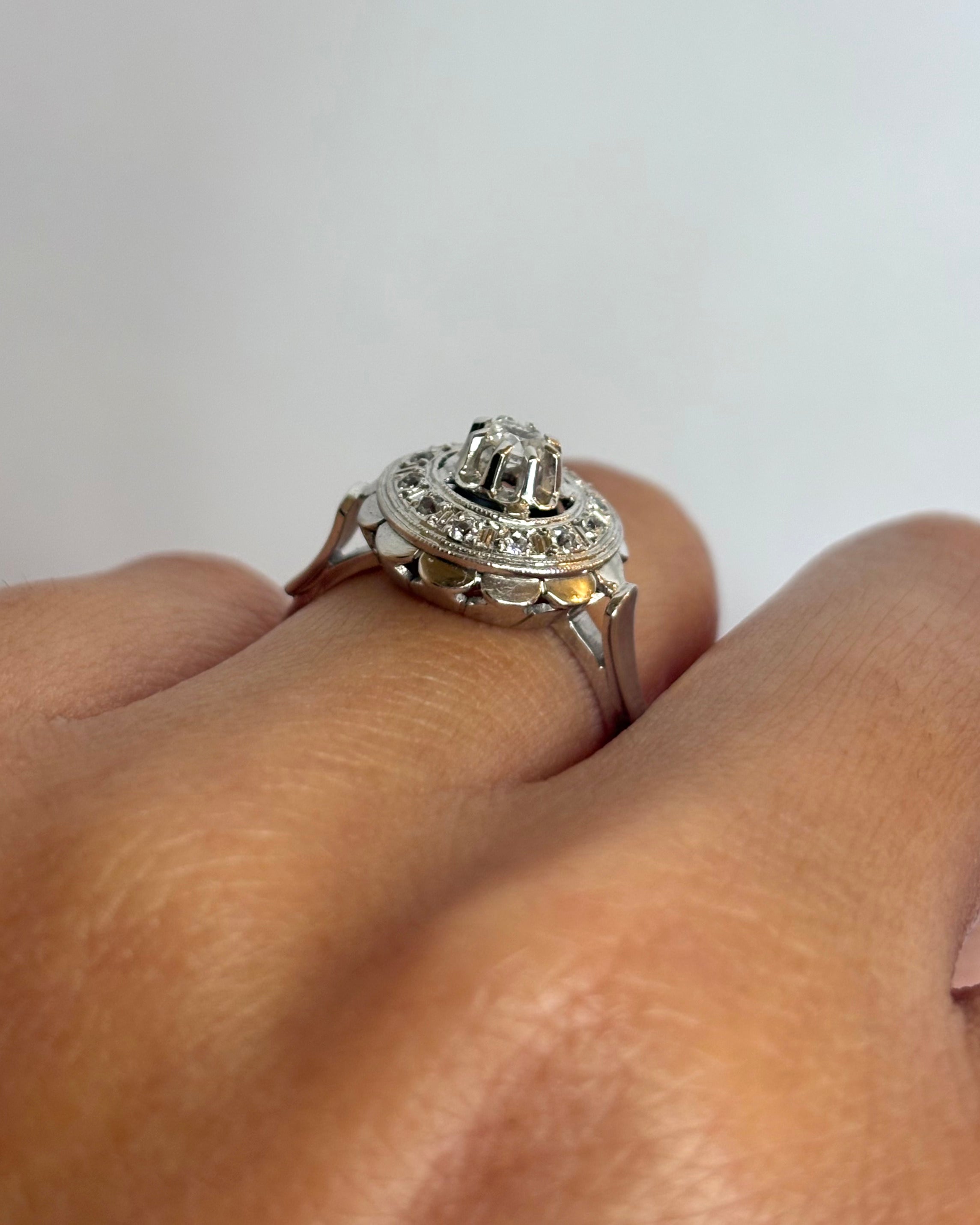 Bague Art Déco 13 Diamants &quot;Lina&quot;
