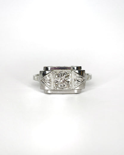 Bague Art Déco 7 Diamants &quot;Élisa&quot;