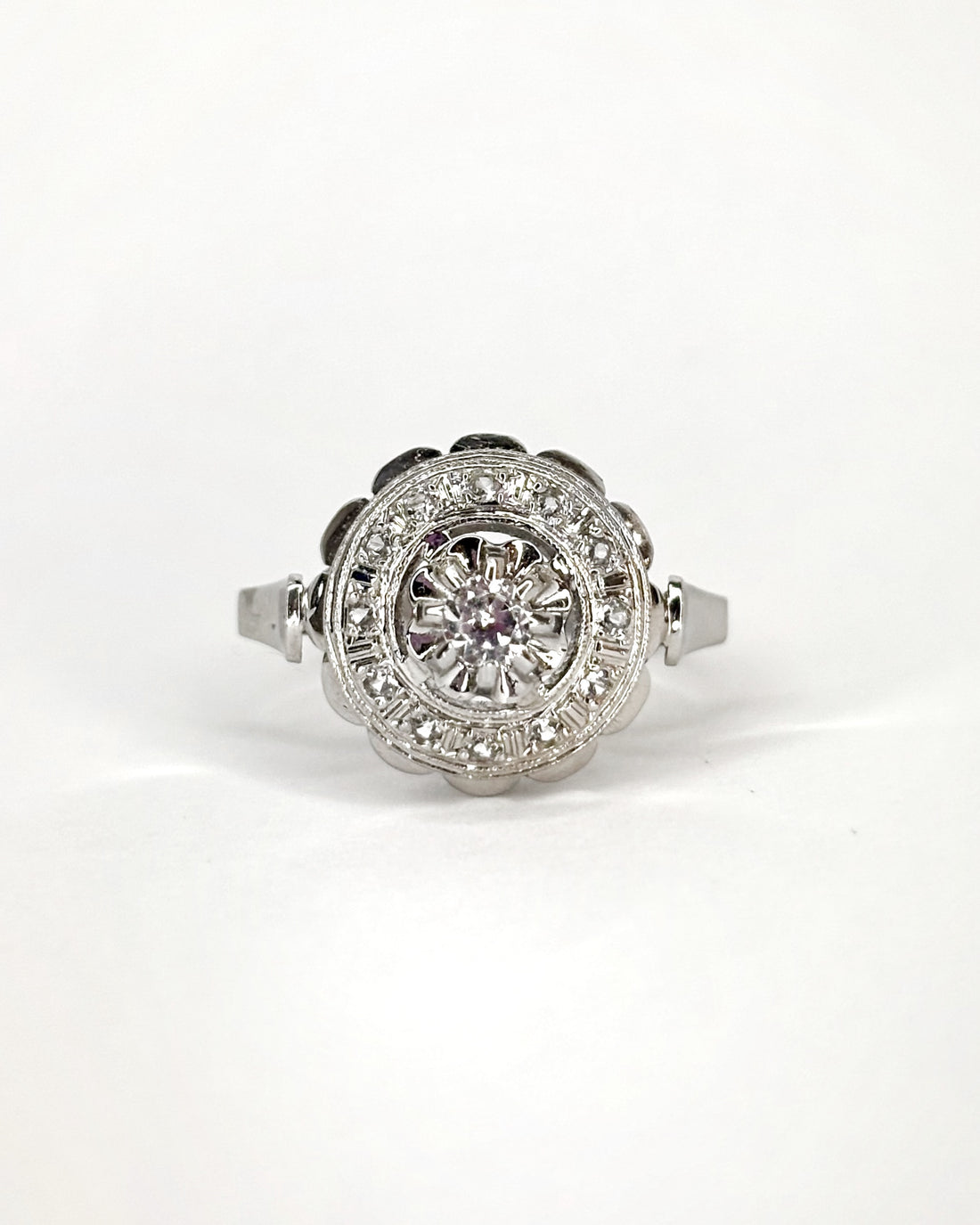 Bague Art Déco 13 Diamants &quot;Lina&quot;