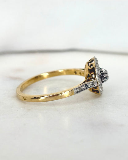 Bague Art Déco Diamants &quot;Ondine&quot;