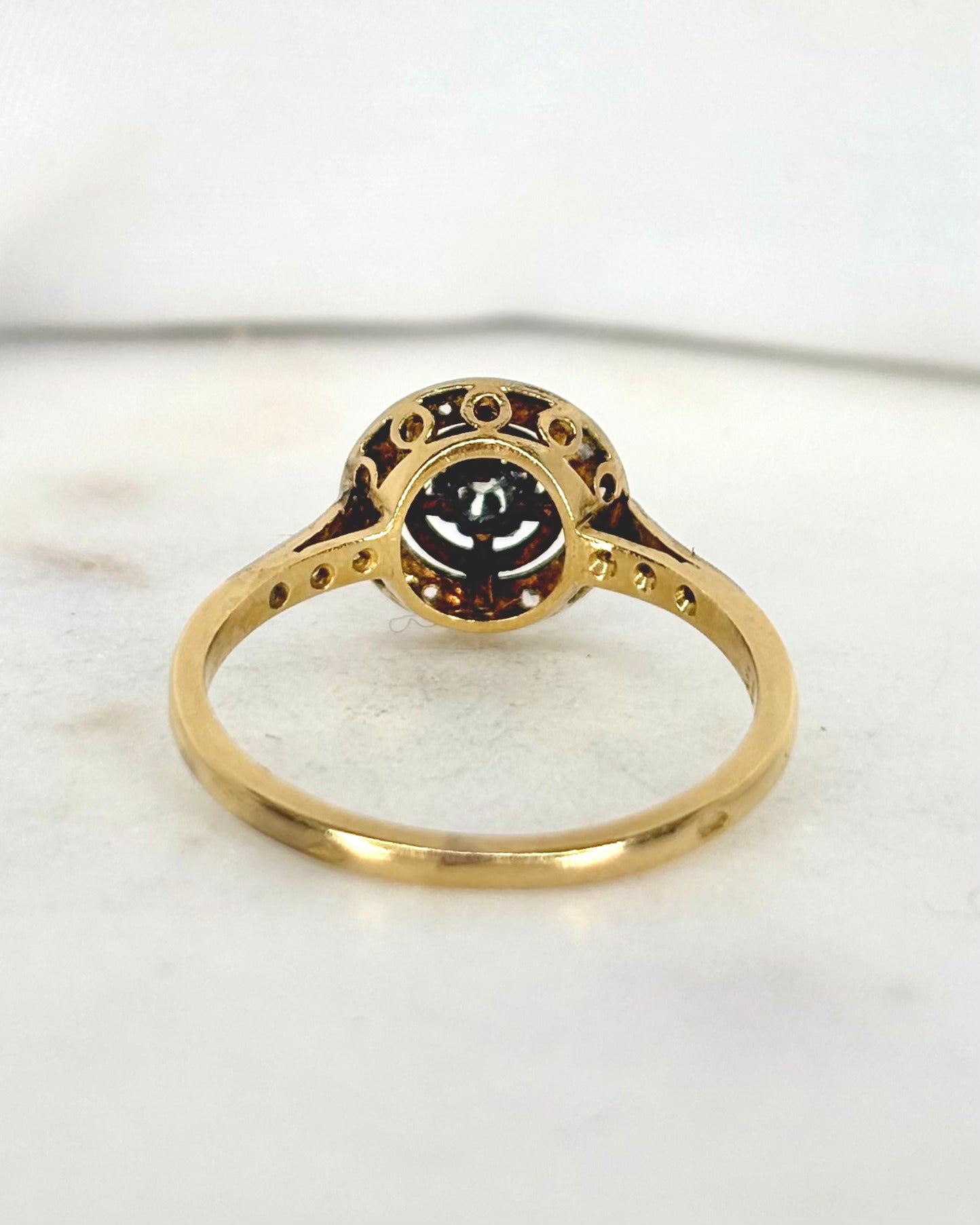 Bague Art Déco Diamants &quot;Ondine&quot;