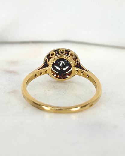 Bague Art Déco Diamants &quot;Ondine&quot;
