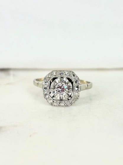 Bague Art Déco Diamants &quot;Livie&quot;
