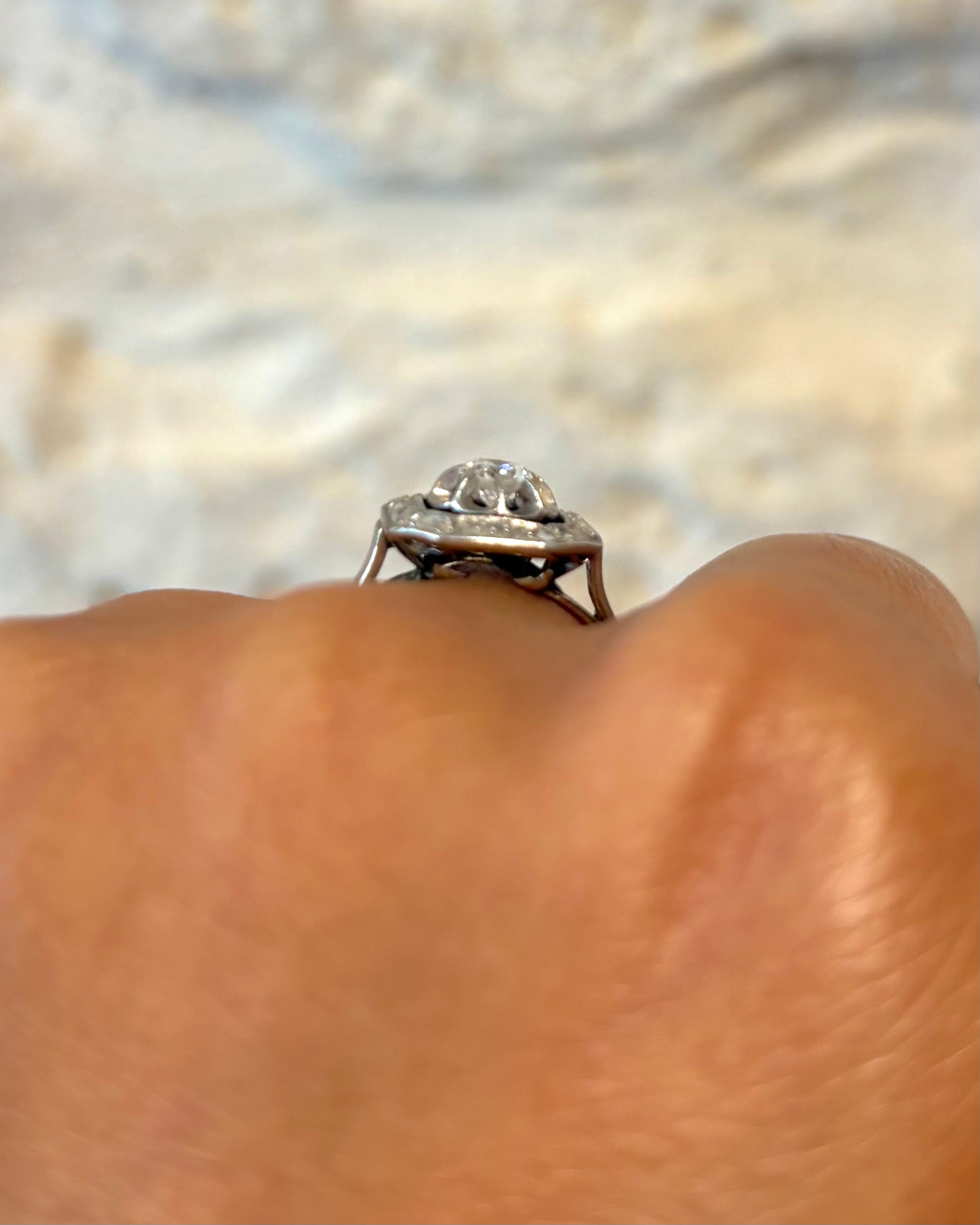 Bague Art Déco Diamants &quot;Livie&quot;