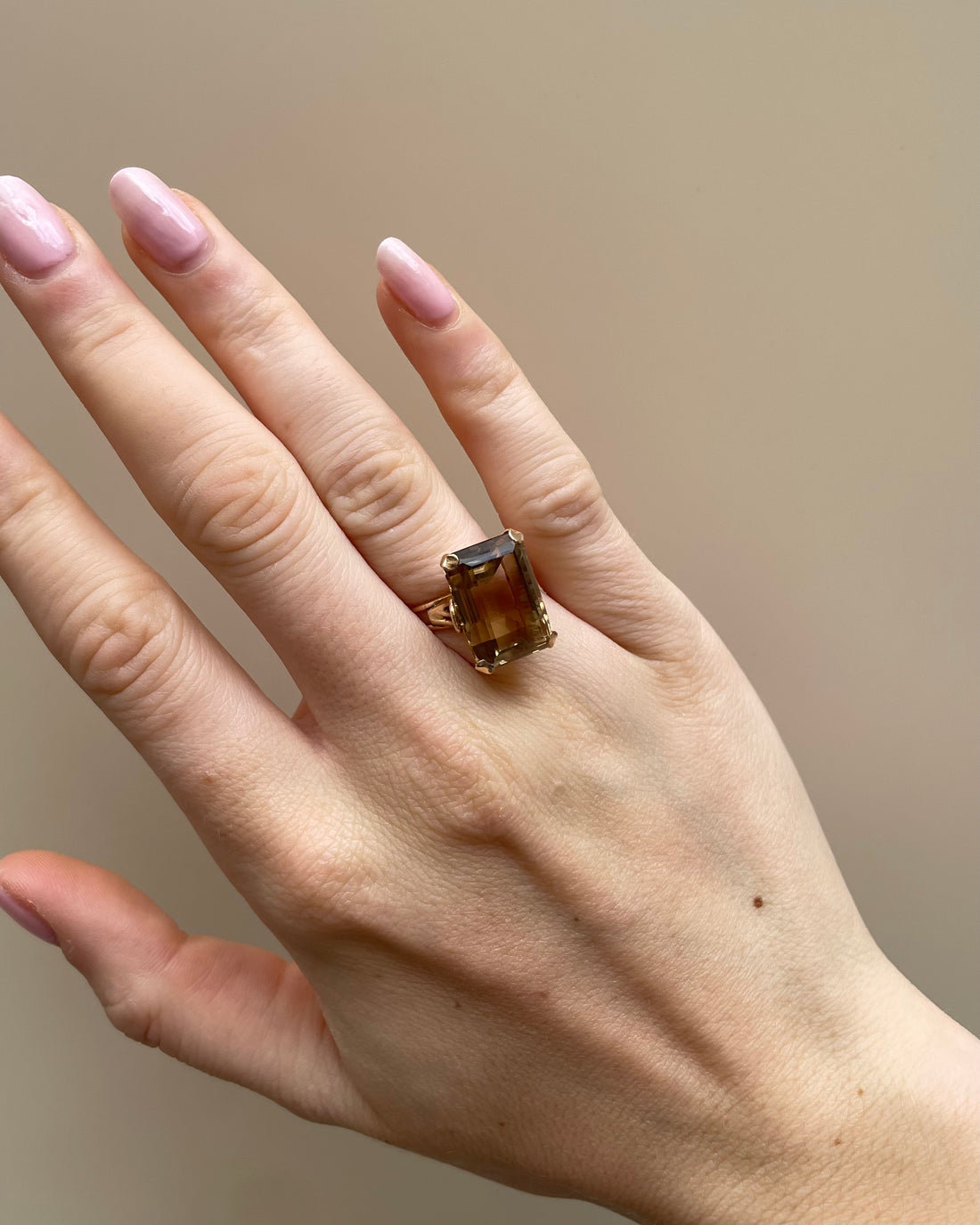 Bague Cocktail Citrine 11.50 Carats &quot;Oda&quot;