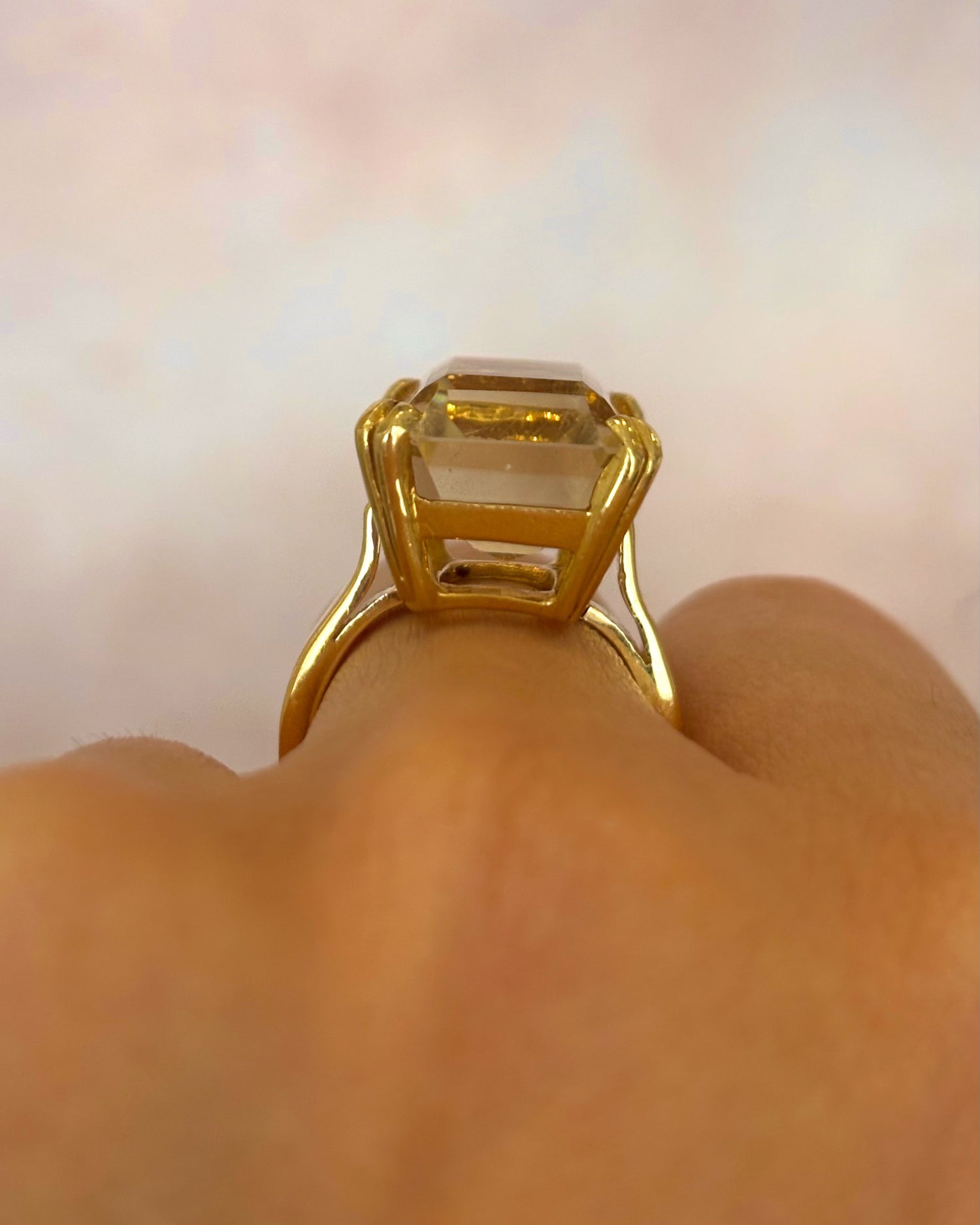 Bague Cocktail Citrine 14.41 carats 9.24g "Kléa"