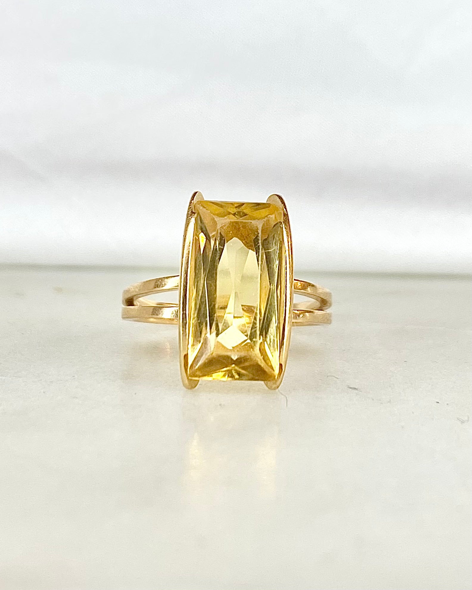 Bague Cocktail Citrine 3.70 carats &quot;Olga&quot;