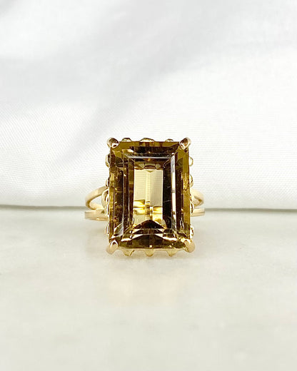 Bague Cocktail Citrine 10 carats &quot;Julia&quot;