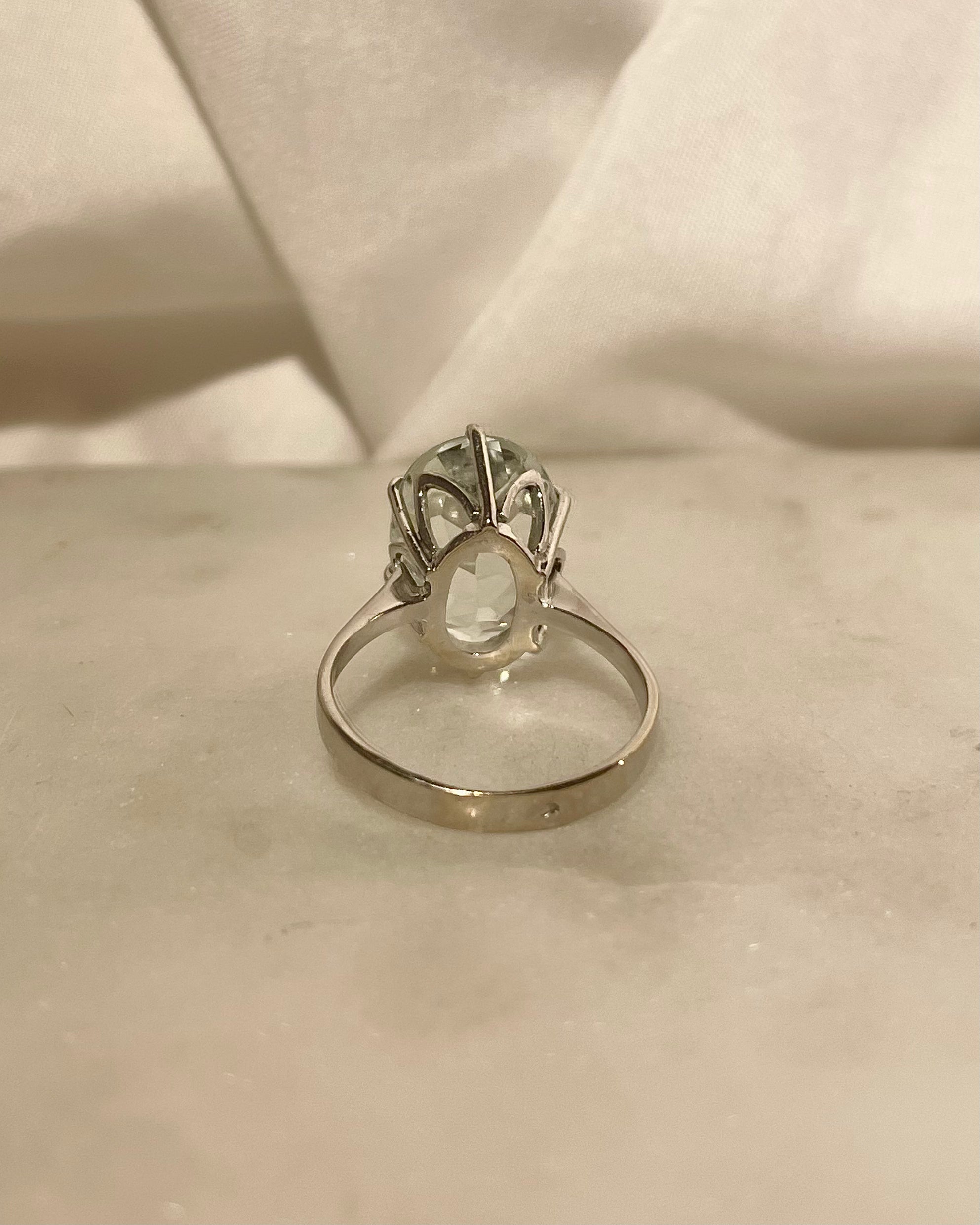 Anillo Cóctel Aguamarina 6 quilates "Lola"