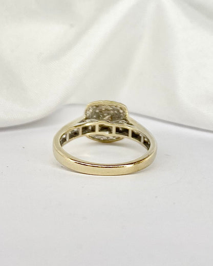 Bague Solitaire Style Art Déco Diamants 0.80 carat &quot;Colombe&quot;