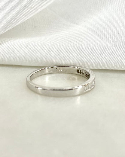 Demi Alliance Diamants Baguette 0.34 carat &quot;Agnès&quot;