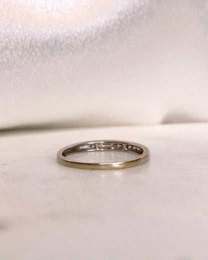 Bague Demi-Alliance Diamants 0.12 carat &quot;Isalys&quot;