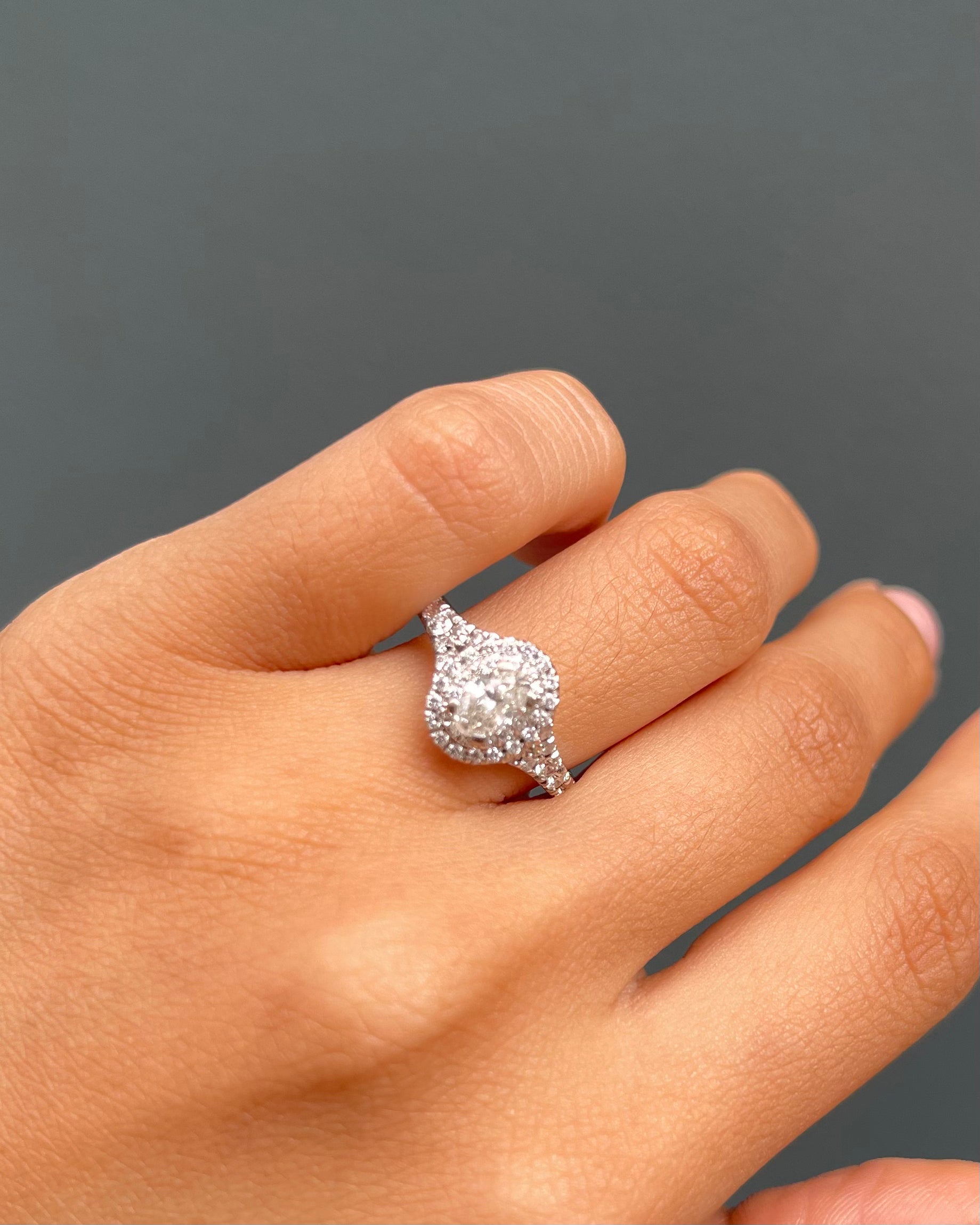 Bague Solitaire Diamants 1.12 carat “Mirabelle”