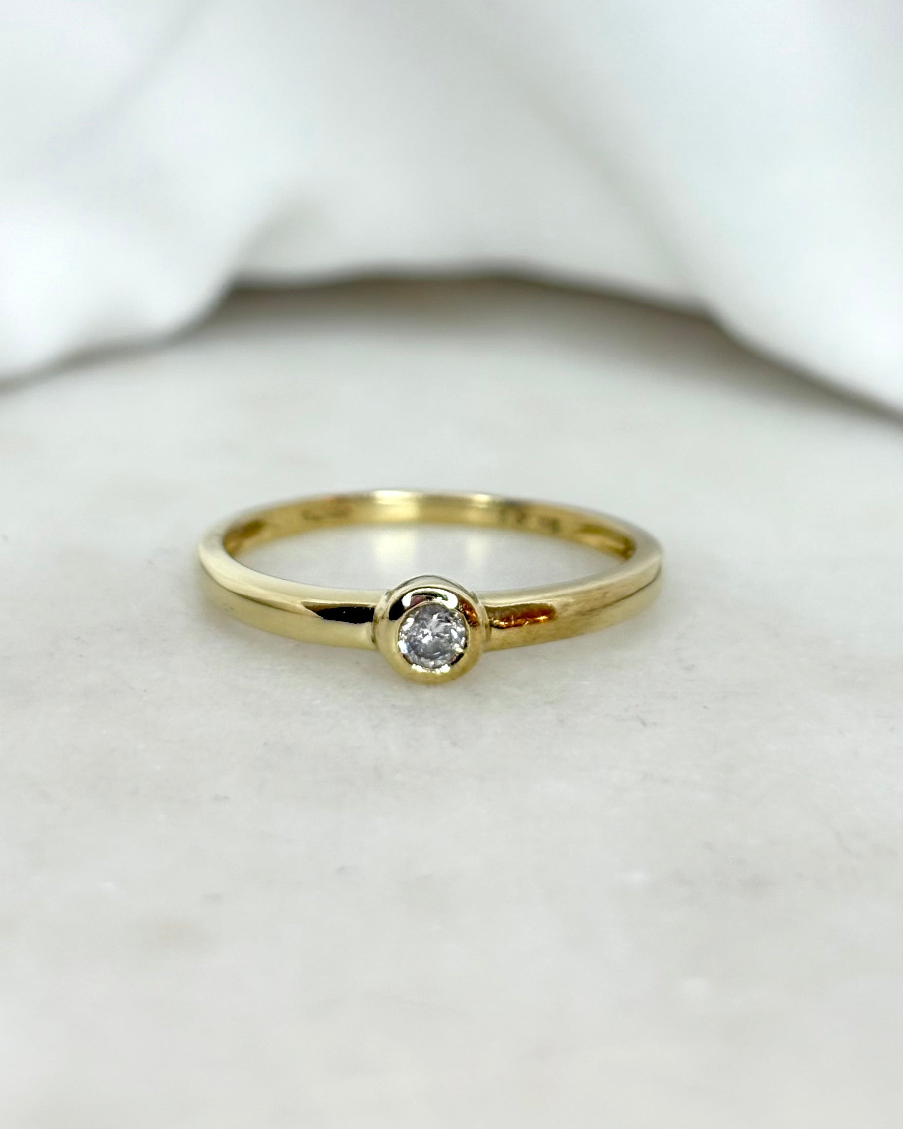 Bague Jonc Diamant &quot;Valentine&quot;