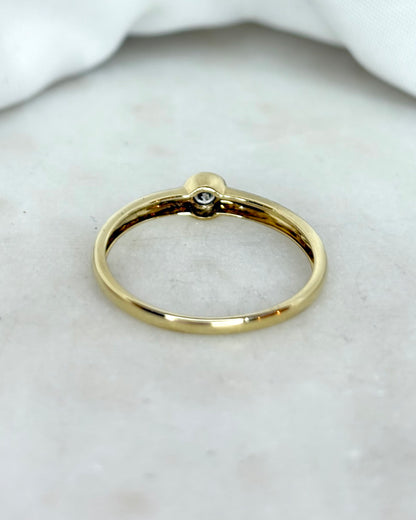 Bague Jonc Diamant &quot;Valentine&quot;