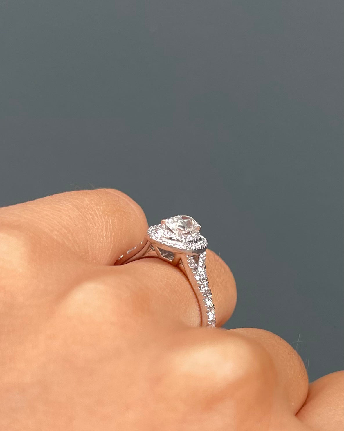 Bague Solitaire Diamants 1.12 carat “Mirabelle”