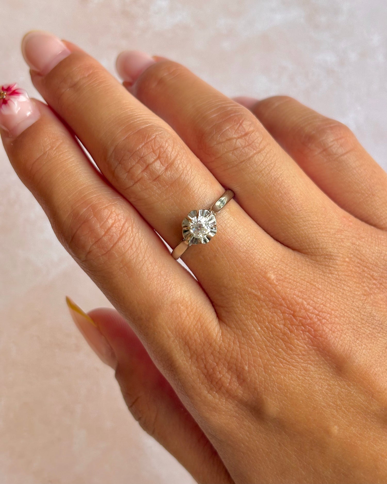 Bague Solitaire Diamant 0.33 carat "Lolita"